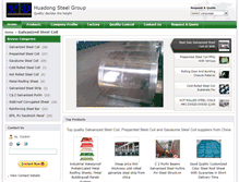 Tablet Screenshot of hdsteelgroup.com